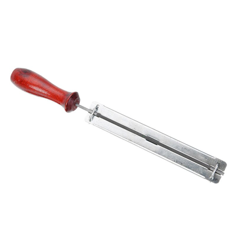 3/16 tommer 4.8mm runde flade skarpe skærpere kraft fil filer holder håndtag kit motorsav kæde værktøjer