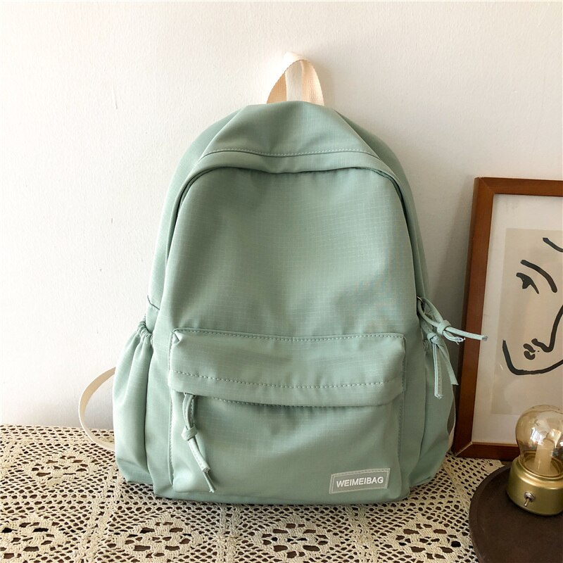 Est Waterdichte Nylon Vrouwen Rugzak Grote Capaciteit Effen Kleur Mannen Reistas Unisex College Schooltas Laptop Rugzakken