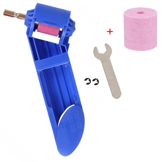 Upgrade Adjustable Portable Electric Drill Polishing Drill Grinding Wheel Drill Bits Set Sharpener For Step Drill Accessories: with stone-board-1