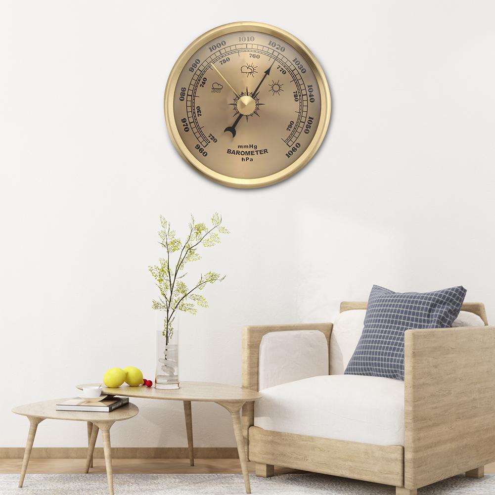 Wall Mounted Household Thermometer Hygrometer Barometer Air Pressure Gauge For Ships Factories Laboratories Families