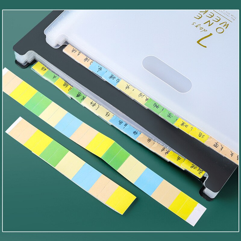 Multi-layer Folders Accordion File Holder Document Pockets Organizer Test Paper Pockets With Index Post