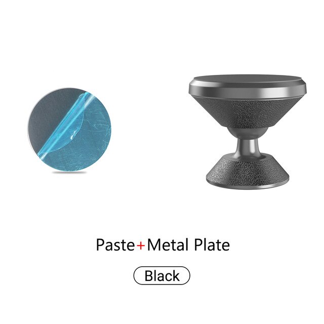 Car Phone Holder Magnetic Universal Magnet Phone Mount for iPhone X Xs Max Samsung in Car Mobile Cell Phone Holder Stand: Black
