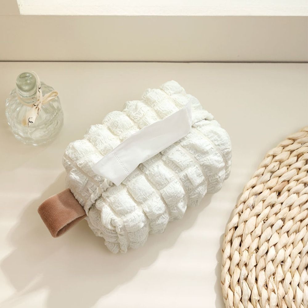 Babydoekjes Hoes - Flip Cover Tissue Box - Kinderwagen Hangtas - Katoenen Napkin Houder: Hemelsblauw