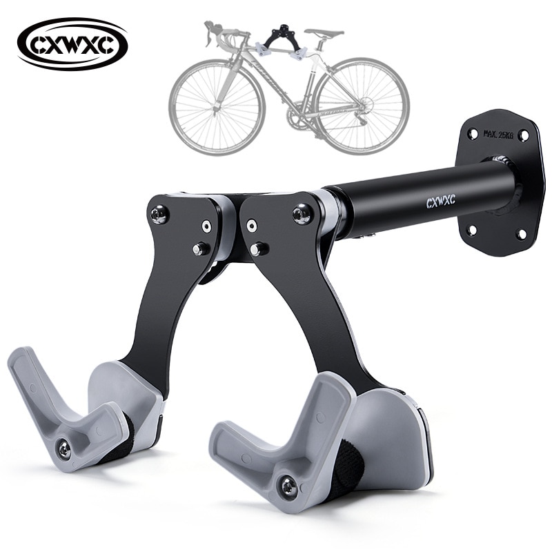 CXWXC Bike Wall Mount Indoor Storage Rack for Road Mountain Folding Bikes Adjustable Bicycle Wall Hanger Parking Rack