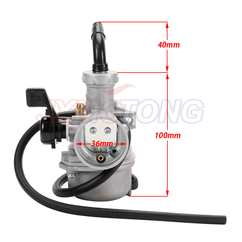 Carburateur PZ22 22mm et filtre à Air 38mm, pour Keihin 125cc KAYO Apollo Bosuer xmotos Kandi dirt/pit bikes monkey ATV
