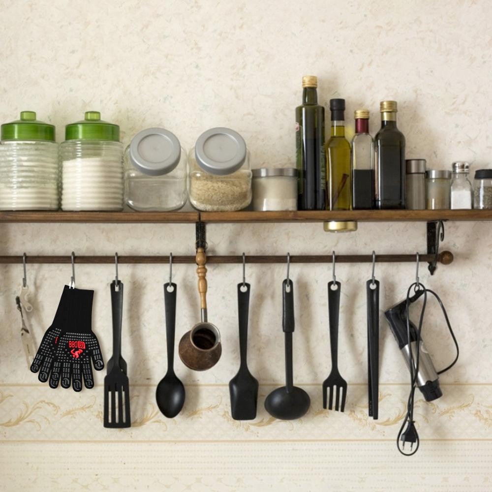 Inkbird 1472℉ Extreme Heat Resistant Grilling Gloves Aramid fabric Non-Slip Silicone Insulated Grill Mitts Baking