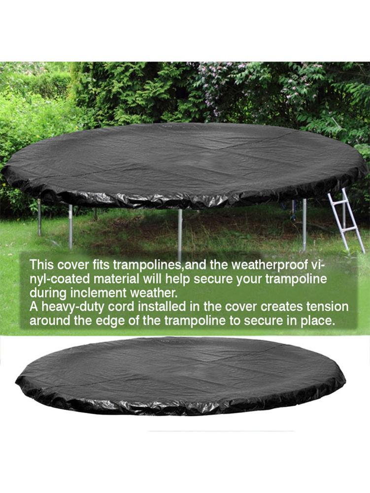 Trampolines Weather Cover Waterproof Cover Rainproof Protection Cover 14 Feet Trampoline Perfect For Outdoor Round Trampolines