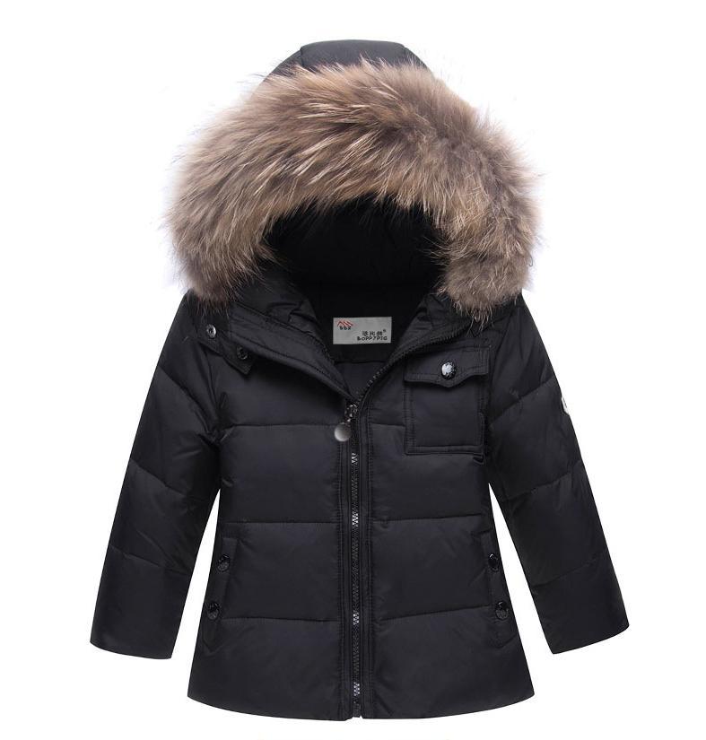 nueva chaqueta de plumón para niños ropa de invierno para bebés conjunto de chaqueta de plumón para bebés y niñas ropa de invierno overoles abrigo infantil: black / 3 años