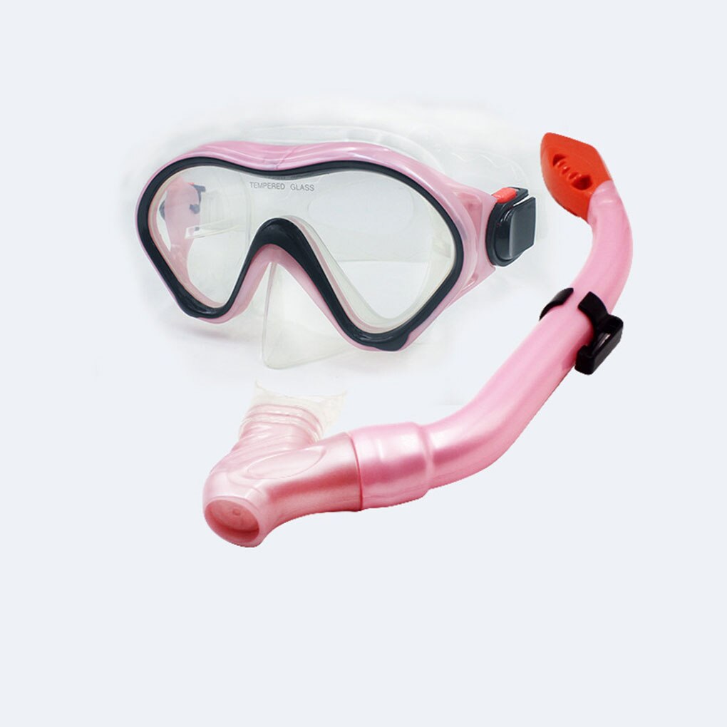 BOIHON Children Submersible Goggles Deep Sea Snorkeling Glasses Half Dry Breathing Tube Swimming Breathing Silicone Mouthpiece