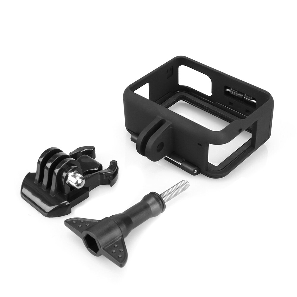 Vamson för gopro tillbehör hero 7 6 5 svart 7 silver/vit skyddsram väska kantskydd hölje fäste  vp631