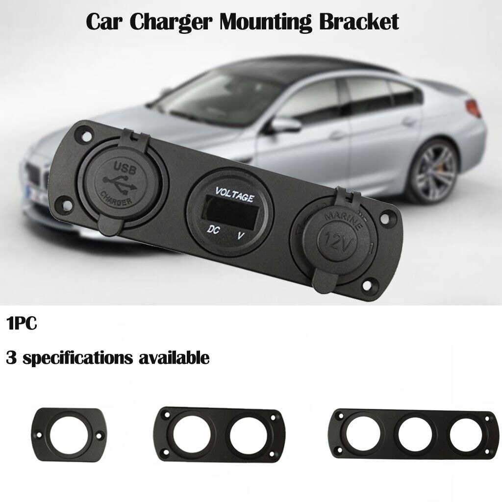 Voiture Accessoires Panel Socket Opladen Socket Usb Auto Carro Autolader Montagebeugel 1/2/3 Gat Машина
