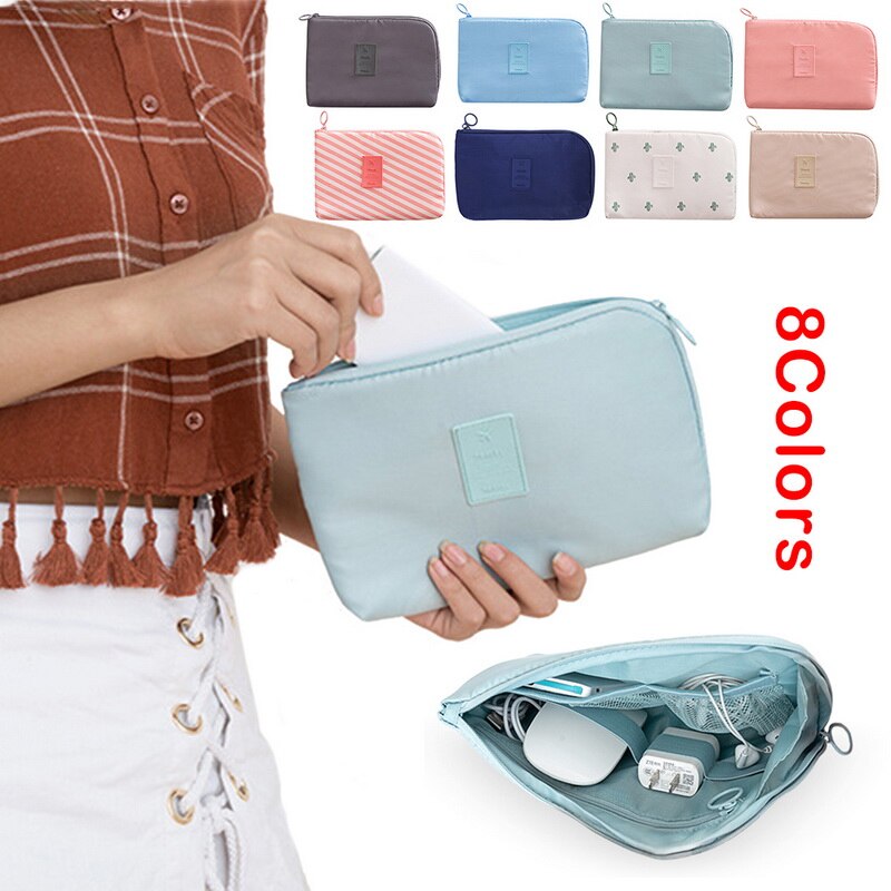 Reise Lagerung Tragbare Digitale Zubehör Gadget Geräte Organizer USB Kabel Ladegerät Lagerung Fall Reise Kabel Veranstalter Tasche