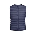 90%  matte stof varme veste til kvinder ultralet dunvest dame tovejsvest bærbar varm ærmeløs vinterfor: Xxxl / Himmelblå