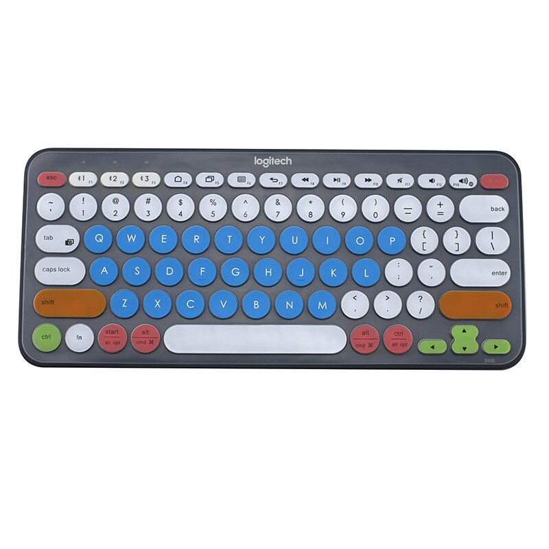 Tastatur Abdeckung für Logitech K380 Drahtlose Bluetooth Tastatur Silikon Wasserdichte Tastatur Aufkleber Geschmack Vollständige Abdeckung Film