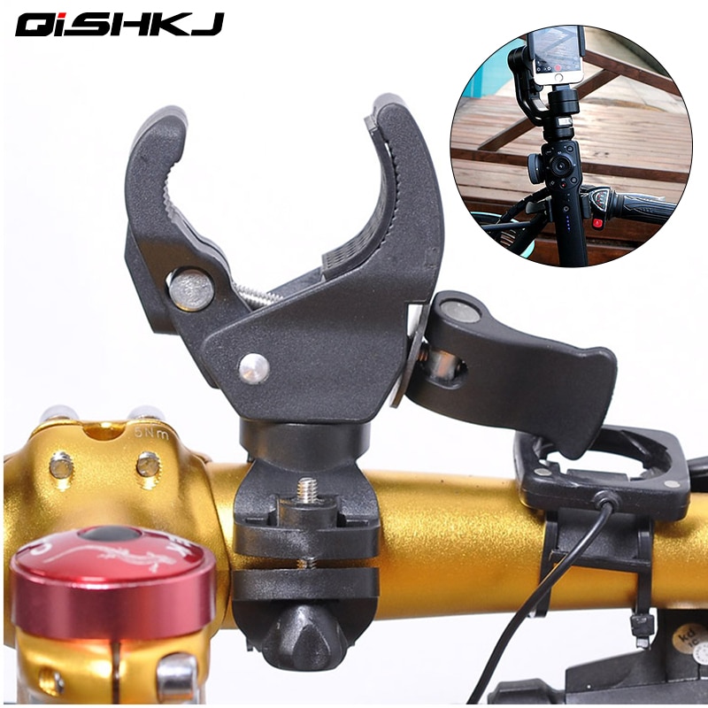 360 support de fixation de barre de cardan universel rotatif pour zhiyunlisse 4 Q C z1 Evo z1 Feiyu G5 G4S collier de vélo stabilisateur