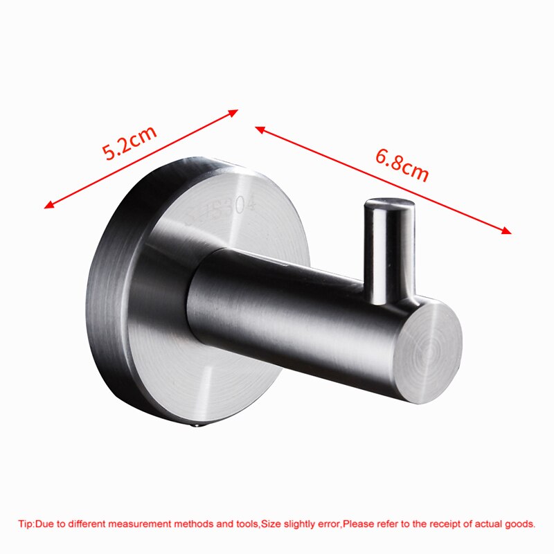 BAIANLE Gewaad Haak Rvs Geborsteld Nikkel Coat Kleding Haken Handdoek Hanger Badkamer Accessoires