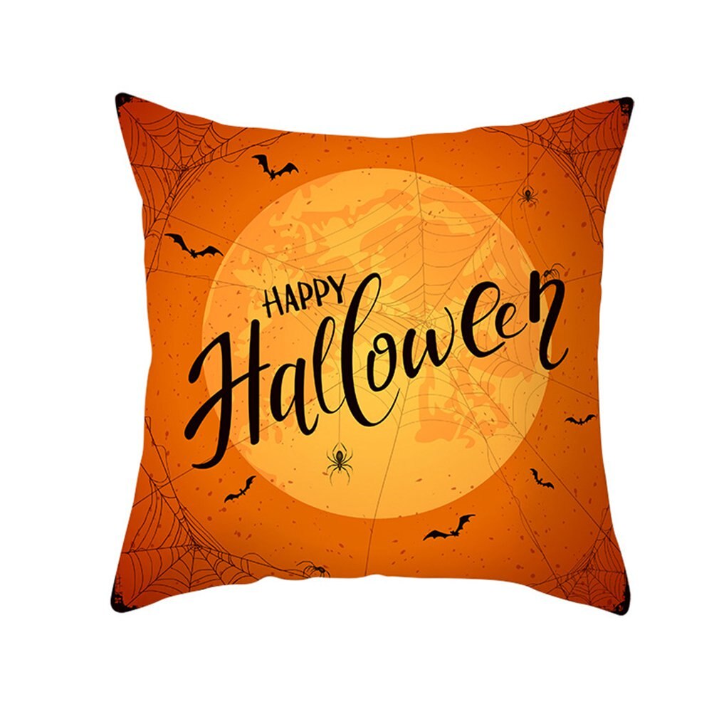 Décoration d'halloween pour la maison dessin animé citrouille chauve-souris fantôme taie d'oreiller horreur Halloween fête fournitures accessoires Haloween ornement: 5