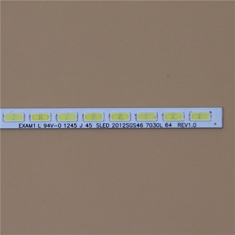 Barres lumineuses de TV pour Toshiba 46TL963B 46TL963G 46TL963N, Kit de matrice de bande de rétro-éclairage LED, 64 bandes de lampes LED