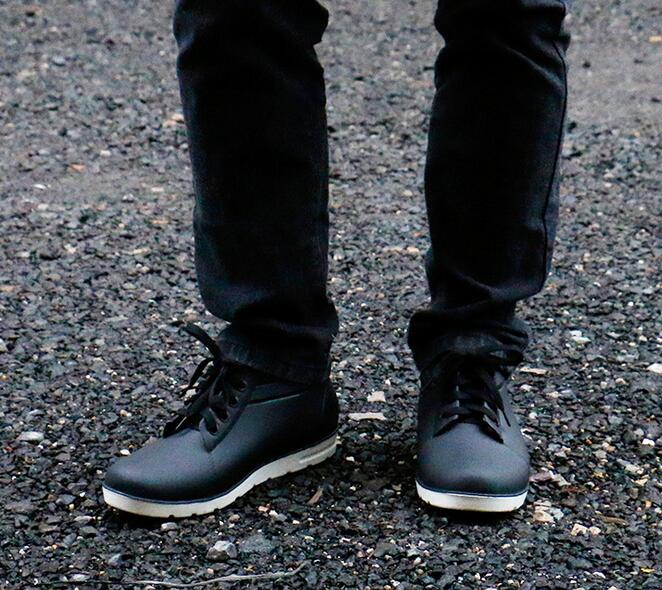 SunNY Everest, Botas de lluvia para hombres, zapatos de agua con cordones, botines, Botas de lluvia, botas cortas para hombre, zapatos antideslizantes para trabajar en el jardín
