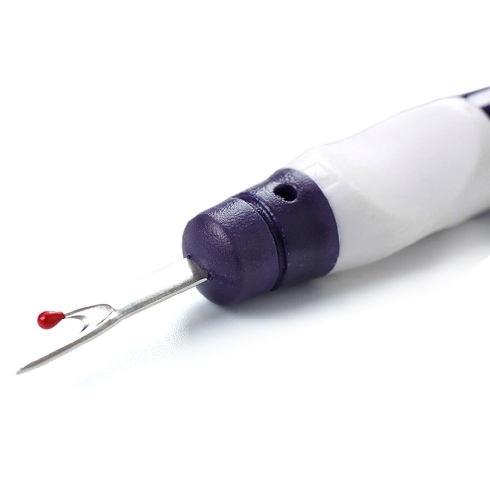 Stitches Removed Tool Wire Picker Practical DIY Handcraft Sewing Thread Cutter Seam Ripper With Rubber Handle