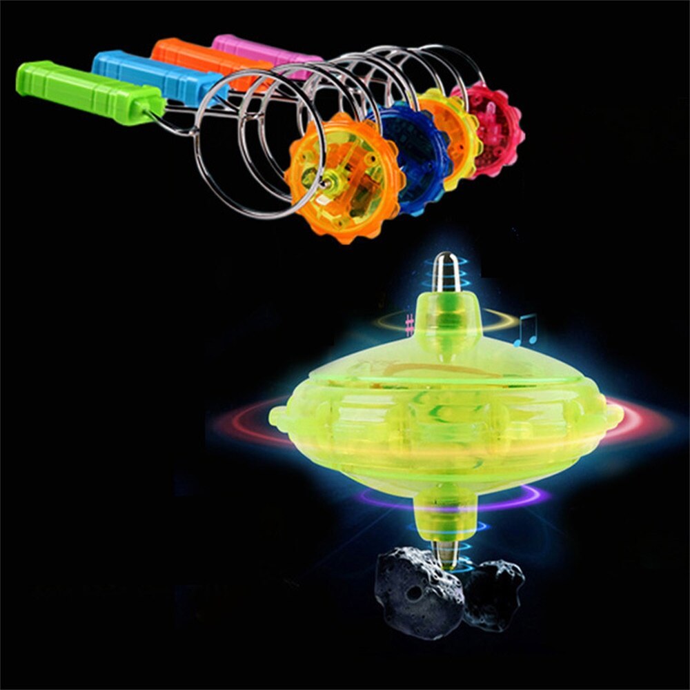 Big Magic Magnetische Gyro Grote Nauwkeurige Knipperende Spinning Top Speelgoed Voor Kinderen Jongens NR0045