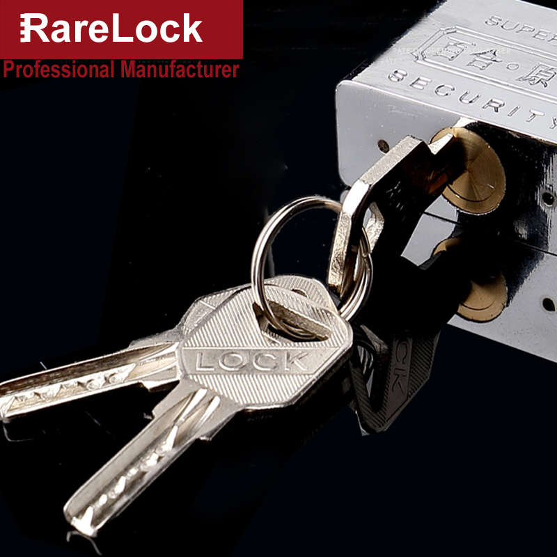 Spezielle Schlüssel Vorhängeschloss 50-60mm für Tor Tür Schrank Luft Kasten Schule FITNESSRAUM Schließfach Hardware- DIY Rarelock Frau462X ich