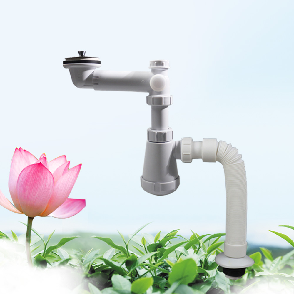 Talea Drain Pipe set Trap Sink Strainer with hose into floor deodorizing Kitchen Sink waste sink accessories Bathroom Fixtures