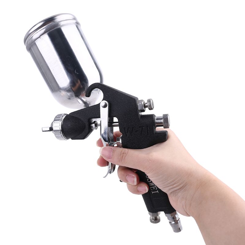 W-71 400Ml Verf Spray Professionele Pneumatische Airbrush Spuit Auto Schilderen Verstuiver Tool Met Borstel Wrench