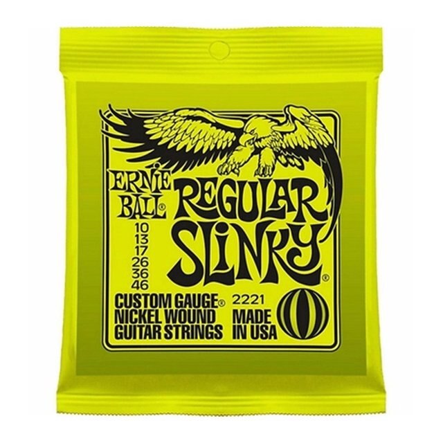 Ernie Ball struny do gitary elektrycznej graj w prawdziwe Heavy Metal Rock 2220 2221 2222 2223 2003 2004 2006 Super Slinky gitara akcesoria: Niebieski