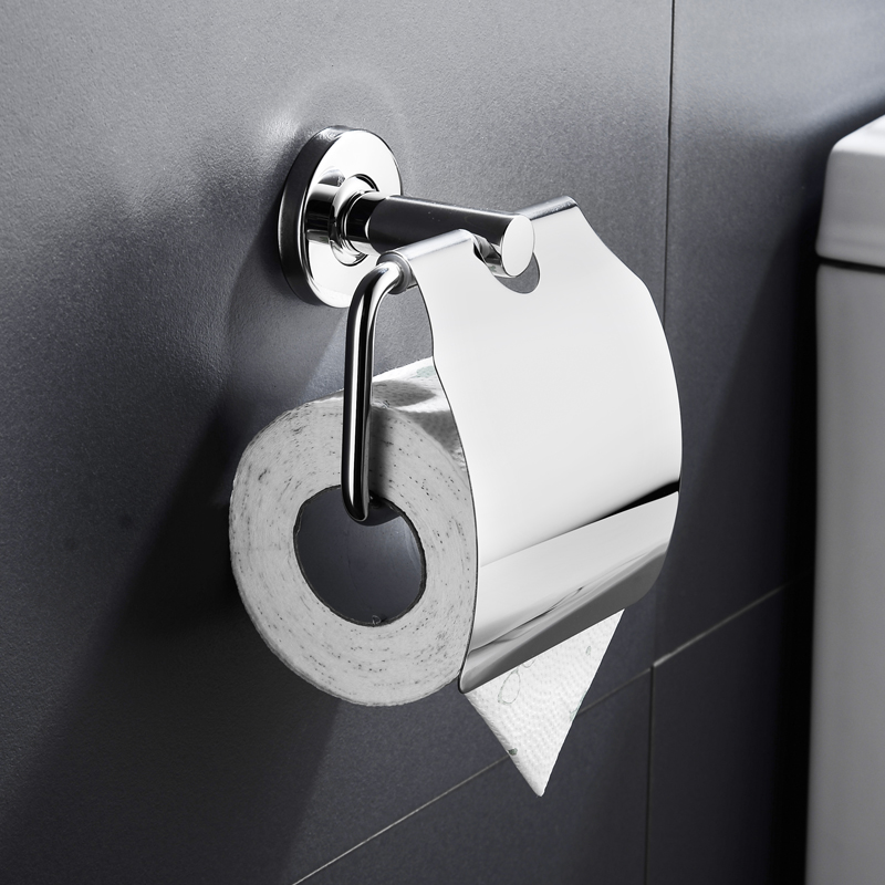 SUS 304 in Acciaio Inox Attrezzatue e Accessori per il Bagno impostato Cromo Lucido Mensola di Vetro di Carta di Supporto Del Tovagliolo asciugamano sbarra Gancio Accessori per il Bagno