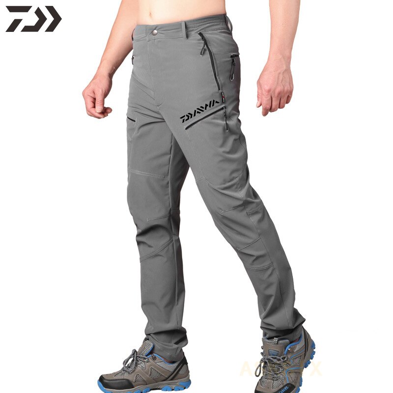 Daiwa Vissen Broek Waterdichte Outdoor Mannen Broek Ademend Snel Droog Daiwa Casual Broek Stretch Camping Vissen Kleding