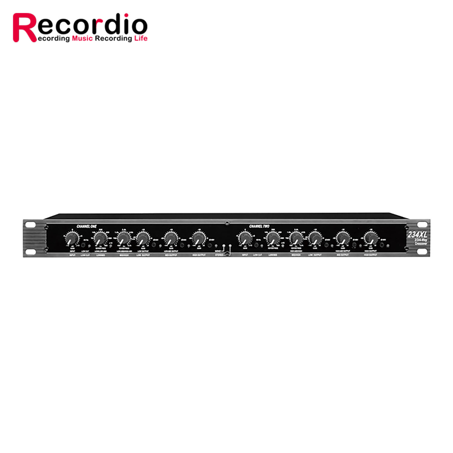 GAX-234XL Sound Peripheral Equipments Stereo 2/3 Way, Mono 4-Way 234XL Crossover audio Equalizer with XLR Connector: WHITE