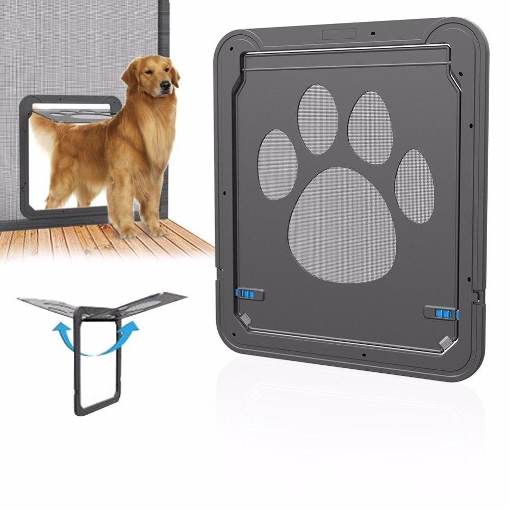 Hond Kat Deur Multifunctionele Magnetische Automatische Lock Huisdier Deur Innovatieve Gaas Raam Deur Voor Honden Katten