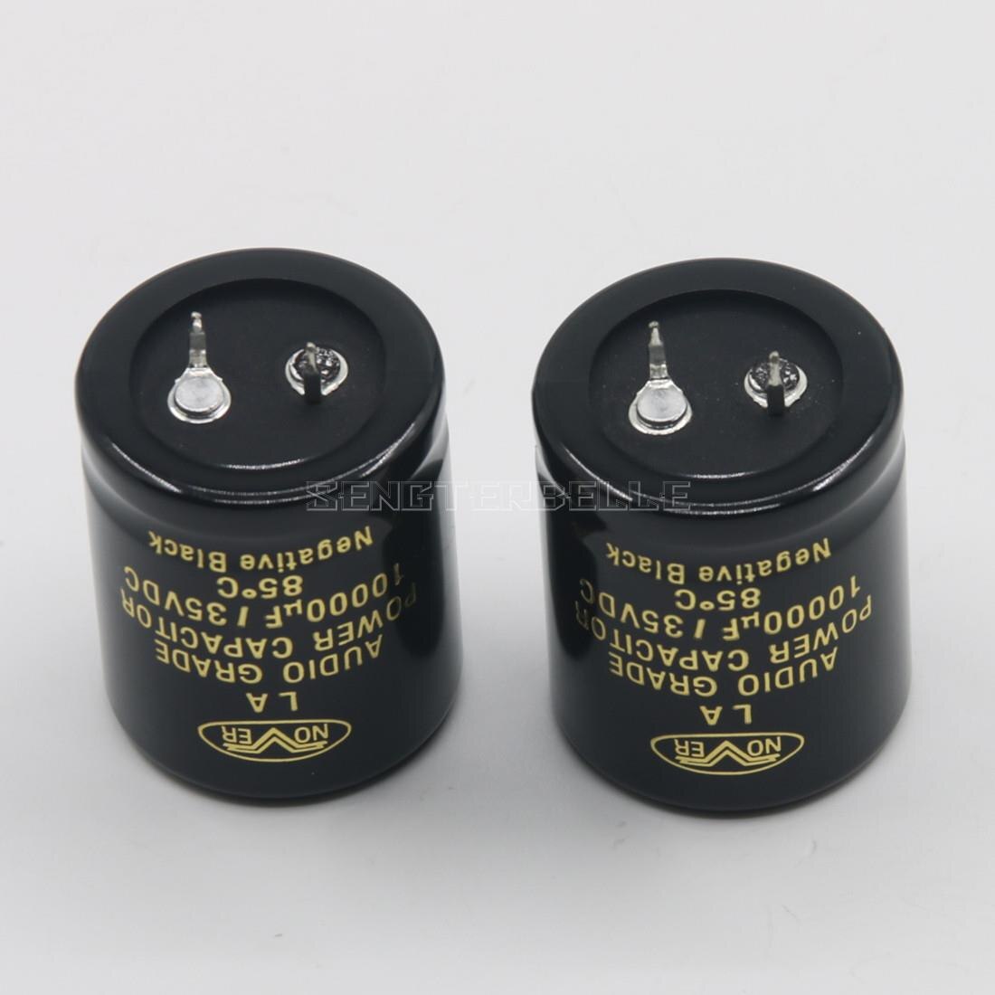 1 Pair Nover 10000uF 35V LA Audio Grade Power Capacitor 30*35MM HiFi Amplifier Electrolytic Capacitor