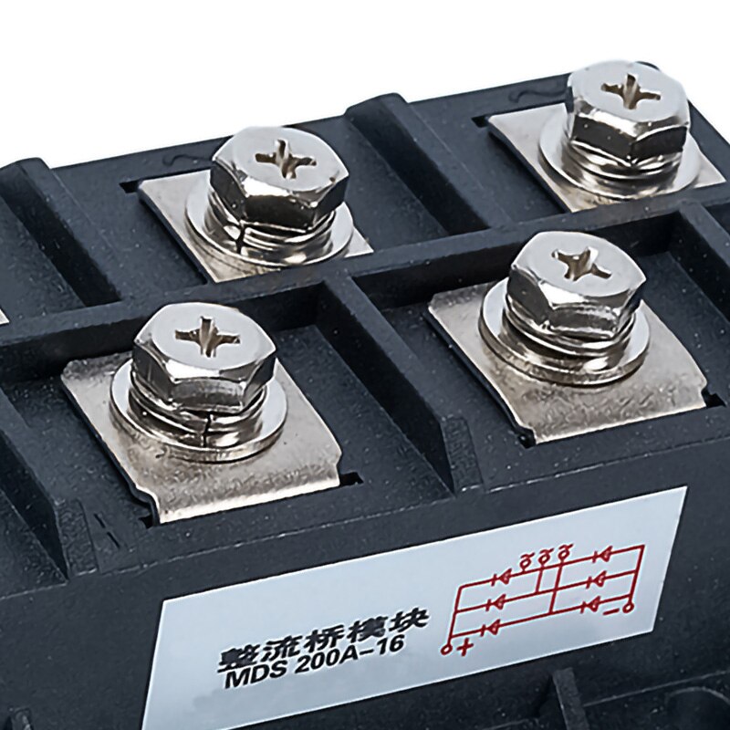Mds200A Ampere 1600V Volt Drei Phase Generator Gleichrichter Modul schnell Erholung Diode Gleichrichter Brücke Bausatz Für Generator Mds 200A-