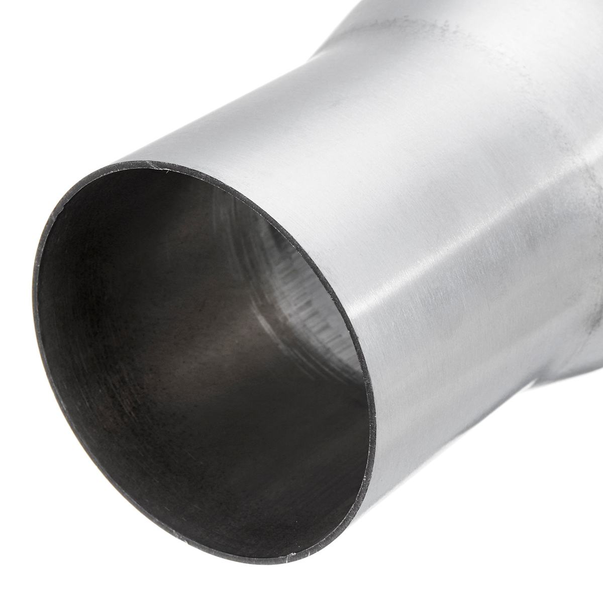 Conector reductor de escape de acero inoxidable, adaptador de tubo Universal para Estilismo de coche, 2/4 piezas, 76mm-63mm