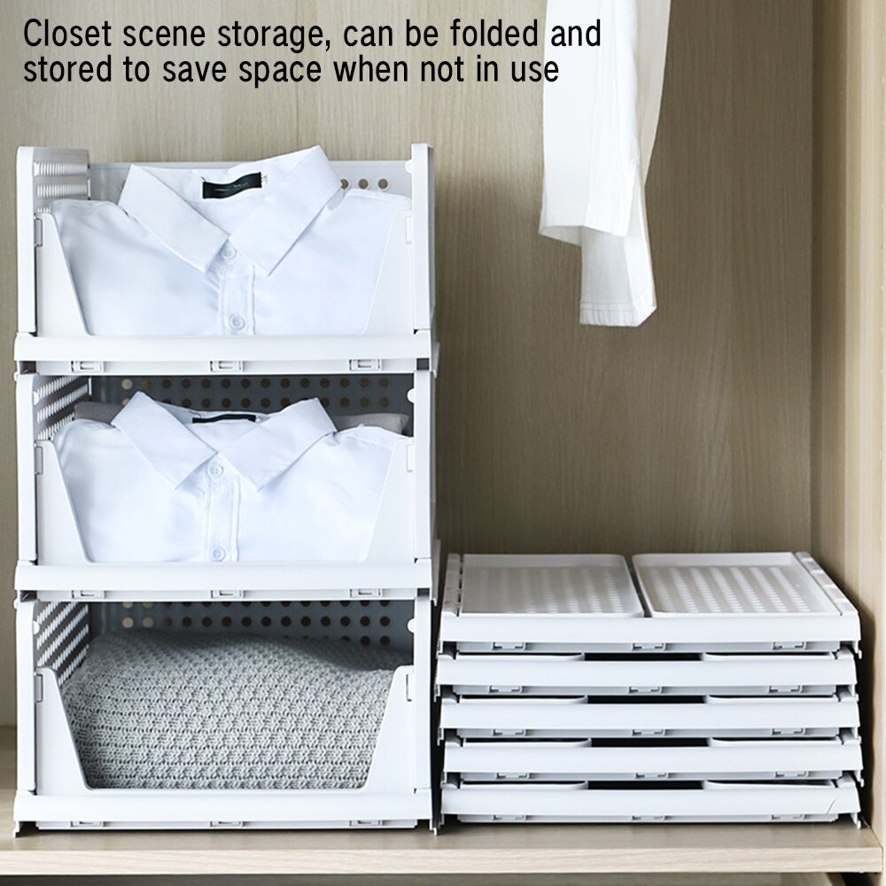 Layered Partition Storage Rack Drawer Wardrobe Organizer Rack Wardrobe Shelf Storage Rack Cabinet Clothes Organize