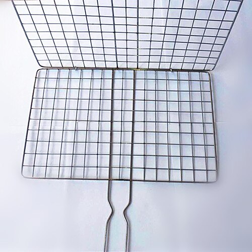 BBQ tool Grilled fish caught net clamp barbecue frame racquet subnet clip to the baking dish