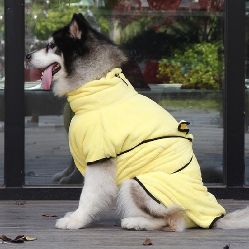 Mikrofaser Saugfähigen Trocknen Handtuch für Haustiere Kleine Mittel groß Hunde Dick Hund Bademantel bat Kleid Schnell Trockenen Katze Hund Kleidung
