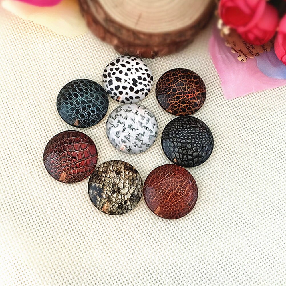 140pcs DIY Glass Refrigerator Paste Beautiful Sticker Refrigerator Patch Decoration (10mm)