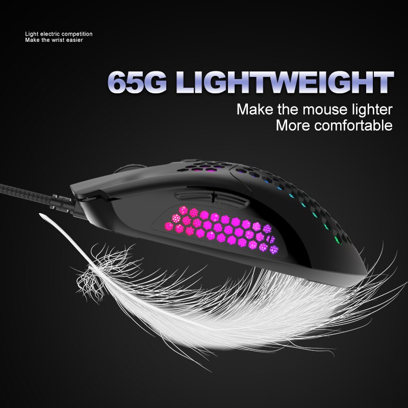 Gaming Mouse 12000 DPI 7 buttons RBG Backlit ergonomic USB Wired Mouse For laptop computer gamer mouse
