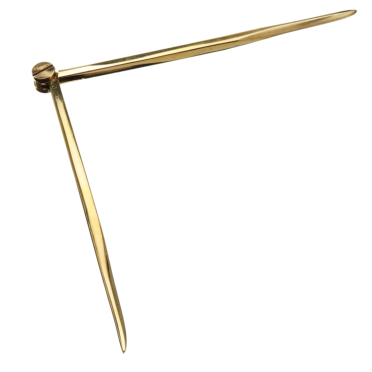 168mm Nautical Chart Straight Divider Solid Brass Marine Dividing Tool-Compass Portable No Rust for Architects Marine Navigation