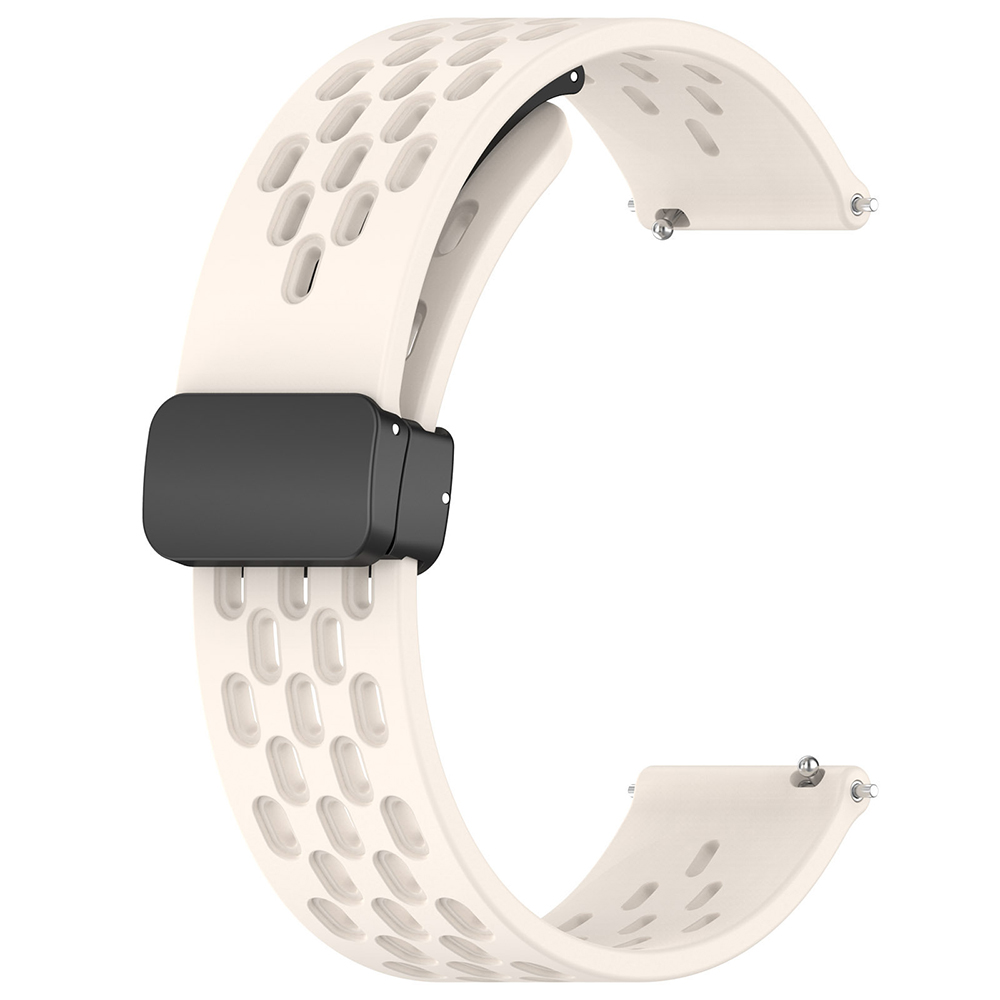 22mm silikone smartwatch-rem til xiaomi mi watch 2 pro /s4/s3/s2/s1 active pro color 2 sportremme udskiftningsarmbånd korrea: Sølvgul
