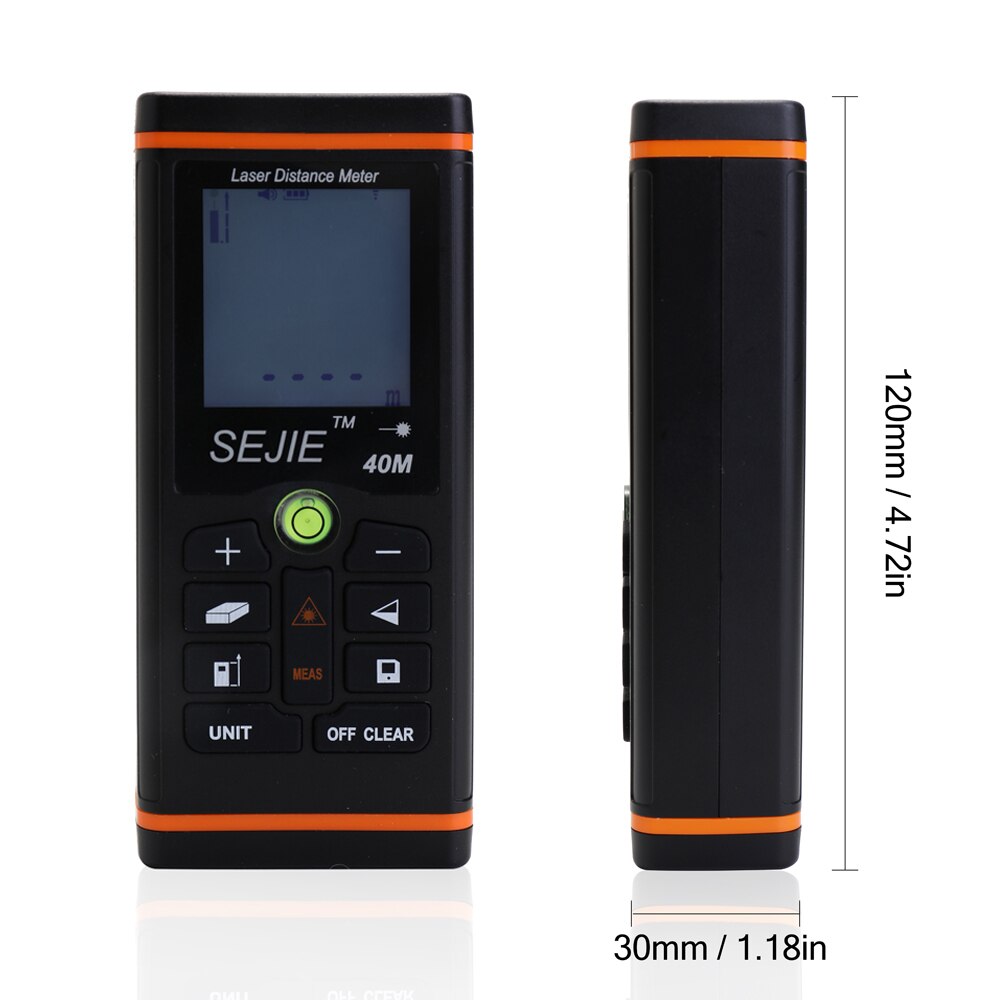 Red Light LCD Digital High Accuracy Measure Rangefinder Distance Meter Building Measurement Device Ruler Test Tool With Backligh