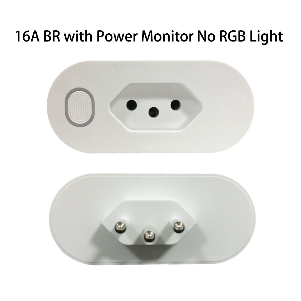 Wifi smart plug rgb draadloos stopcontact smart life/tuya app afstandsbediening werkt met alexa google home geen hub nodig: 16a slaapkamers
