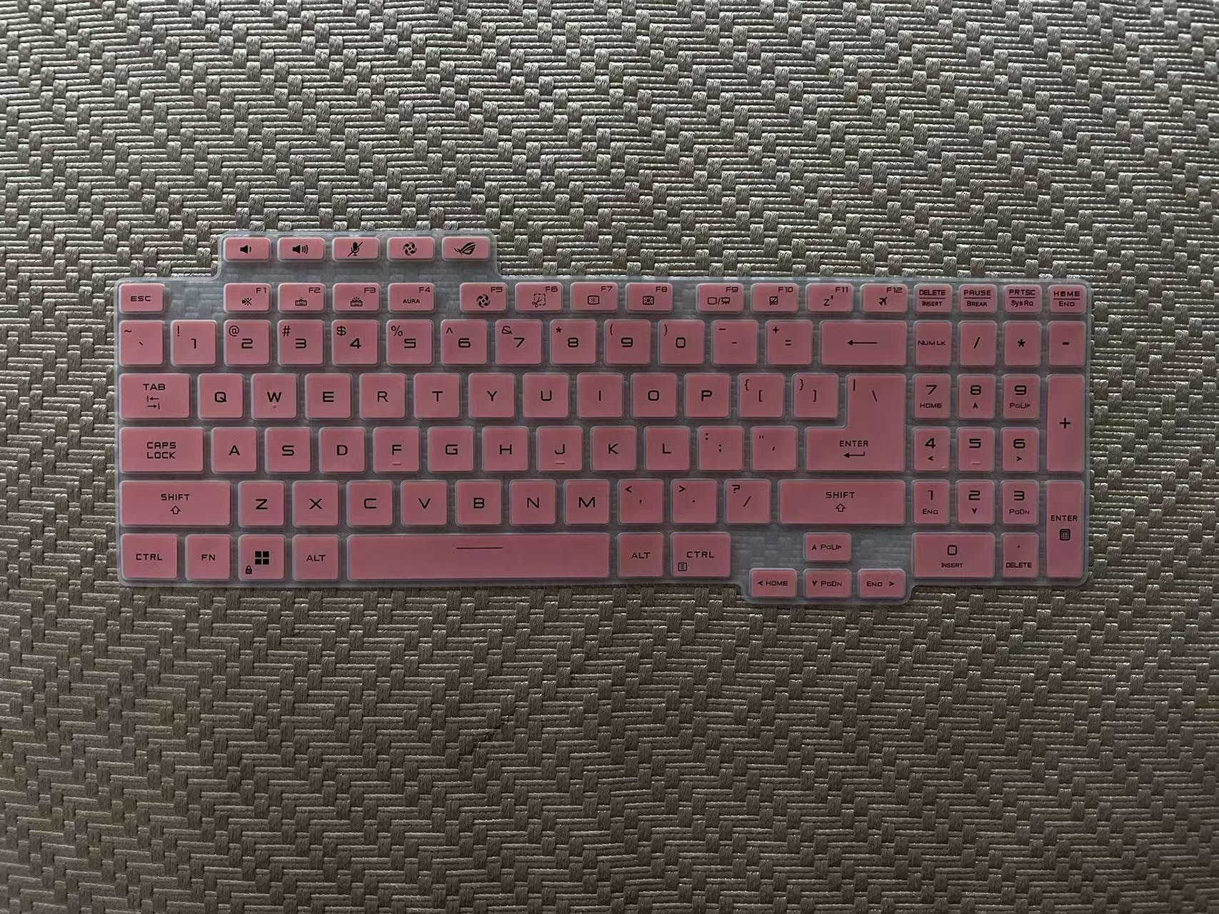 Funda de silicona para teclado de ordenador portátil ASUS ROG STRIX G17 G713RC G713RM G713RW G713R G713QM G713QC G713 G713QR G713QE G713QC G713Q: Gris