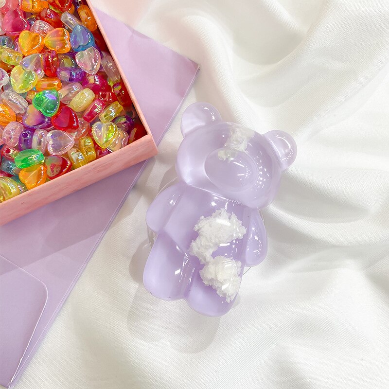 Ins Korea 3D Leuke Cloud Beer Telefoon Houder Griptok Ondersteuning Voor Iphone Samsung Grip Tok Vouwen Handband Finger Stand: 03