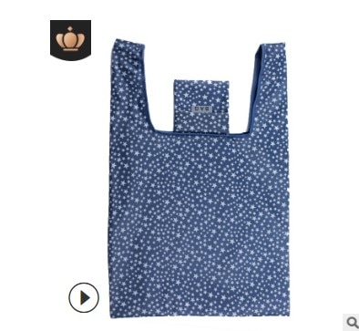 Eco Shopping Bag Foldable Reusable Tote Folding Pouch Convenient Large-capacity Storage Bags: G316751