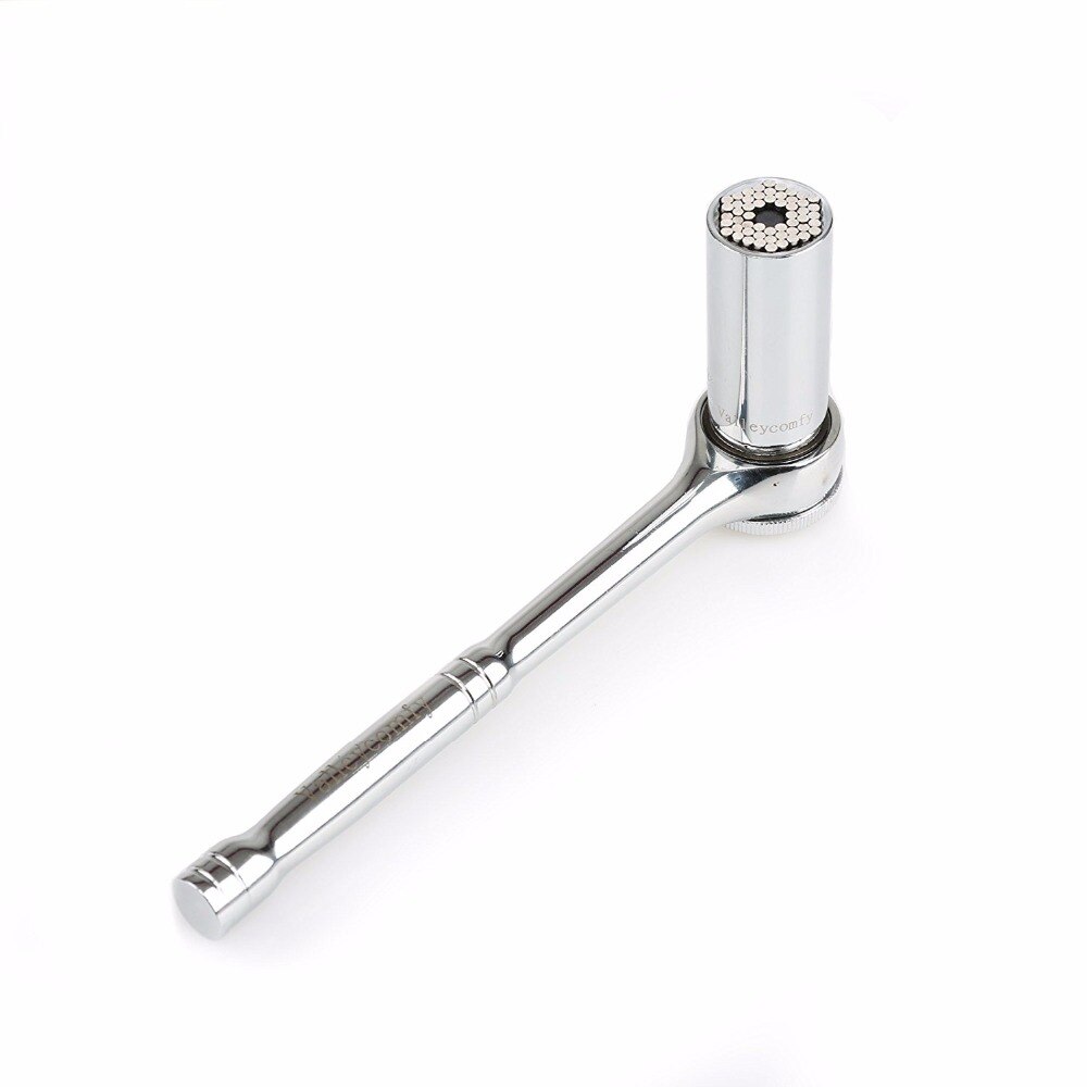 Universele Dopsleutel Set 1-3/4 ", auto/Auto Handgereedschap Reparatie Kit Met Power Boor Adapter Chroomvanadiumstaal Lichtgewicht