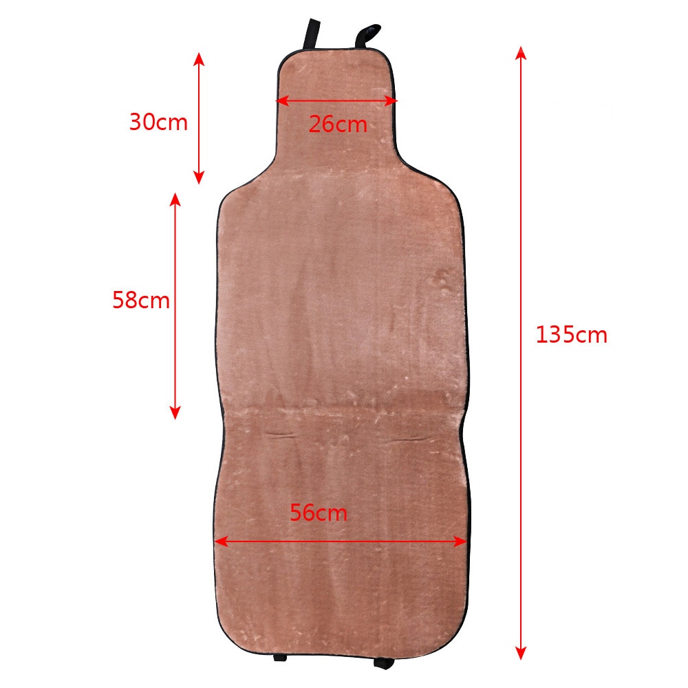 Zachte Pluche Auto Bekleding Auto Zitkussen Pad Antislip Warmer Winter Supply Automobiles Stoelhoezen Universele Auto -Styling